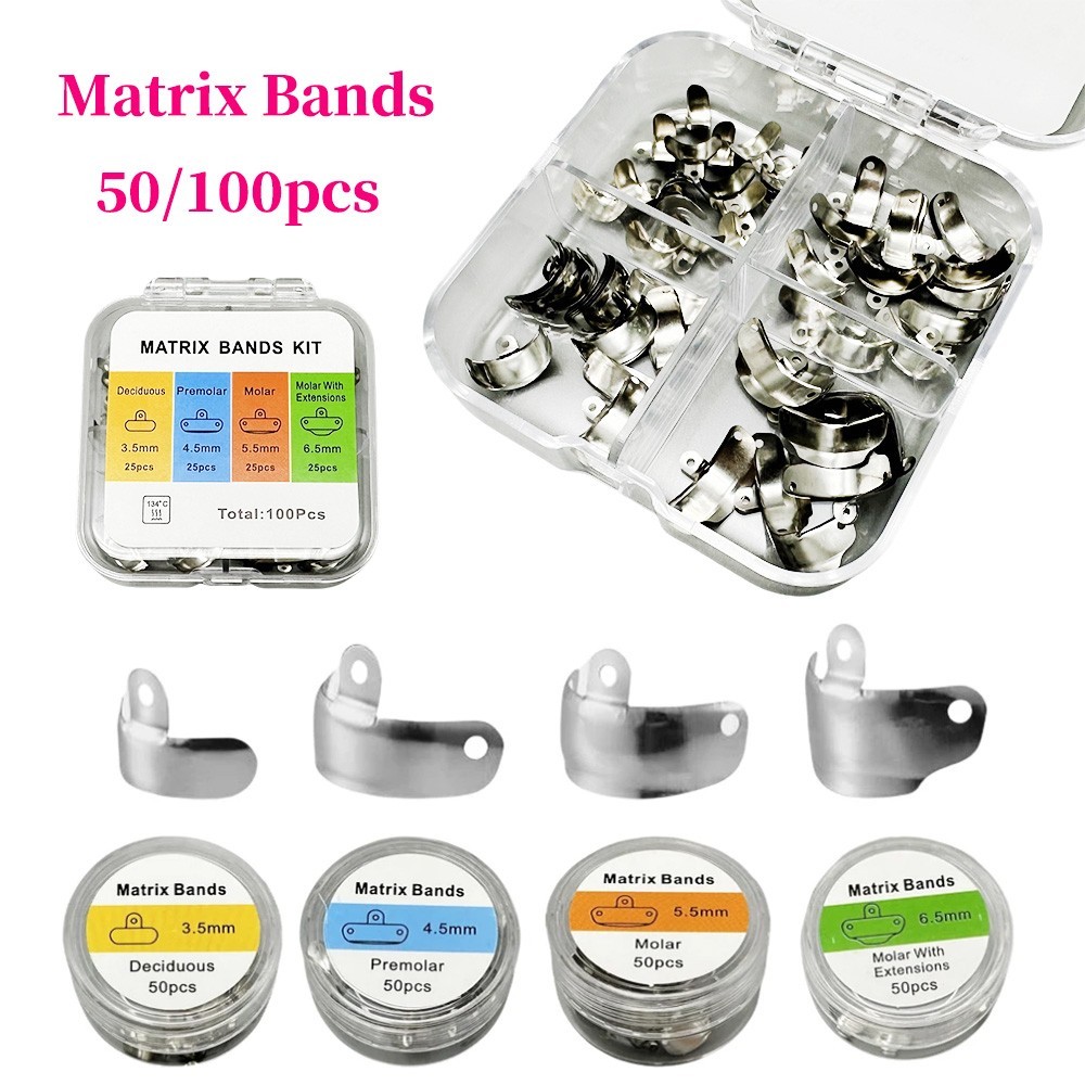 Dental Matrix Bands Ring Sectional Matrice Clamp Fit Garrison Palodent V3 System