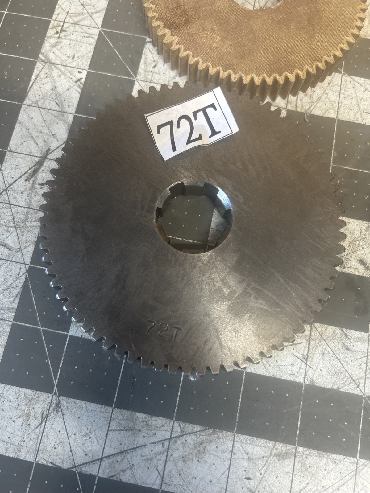 Lot 4 Spur Gears 44T 63T 72T 84T Steel + Synthetic Keyed Bore Change Gears