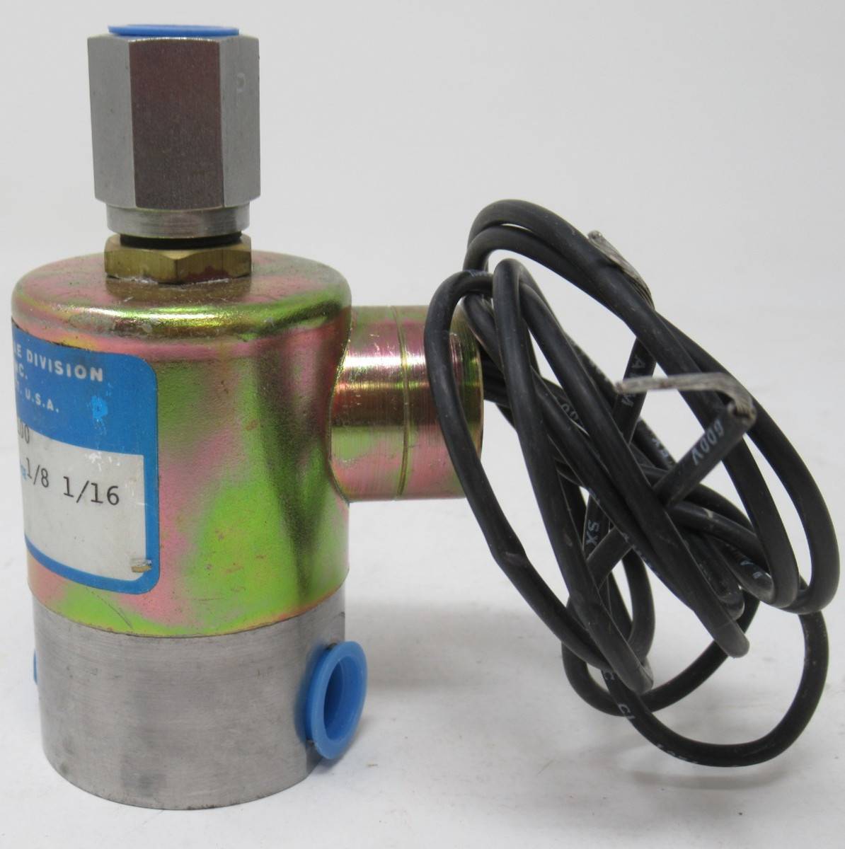 SKINNER VALVE 24V DC SOLENOID VALVE 100 PSI V55DB2100, 1/8″ – 1/16″, NOOP