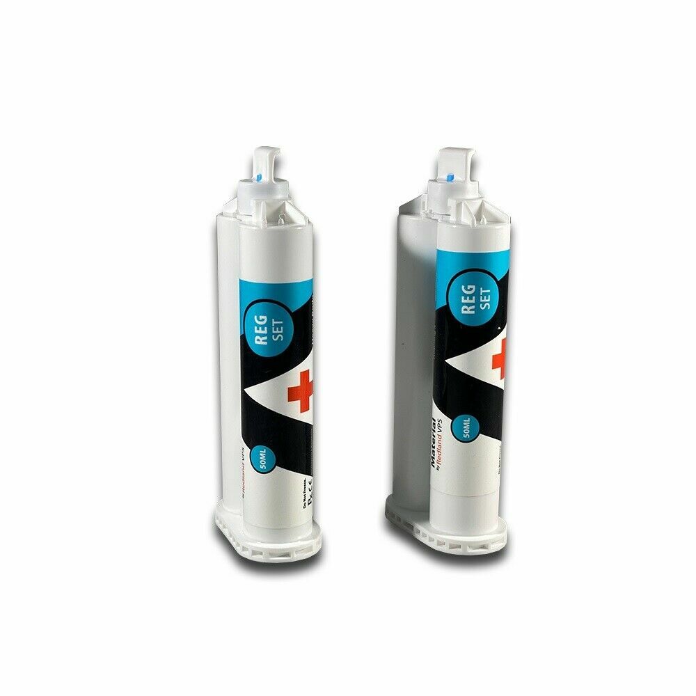 REDLAND Impression Material VPS Heavy Body Regular Set 40 x 50ml + 96 Tips