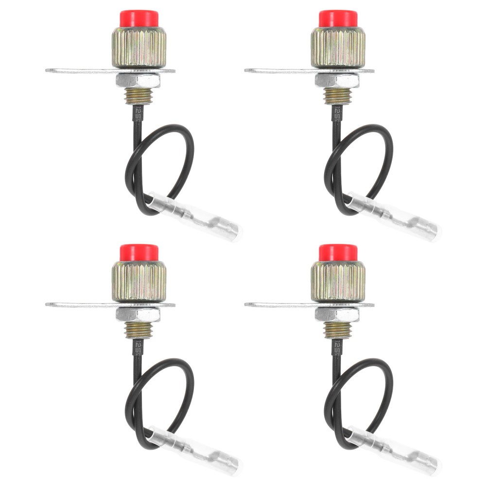4Pcs Protective on Off Stop Switch for Garden Mower Durable Copper ABS