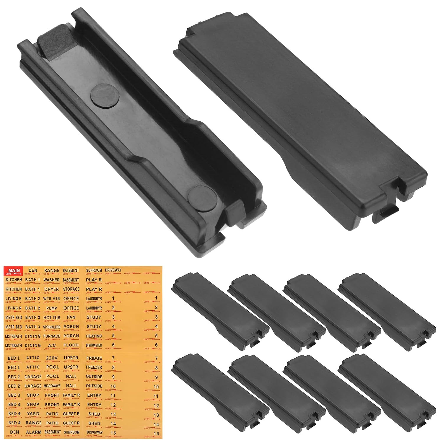 Circuit Breaker Filler Plate for 0.7-In Eaton Cutler Hammer Panel, 10 Pack | for