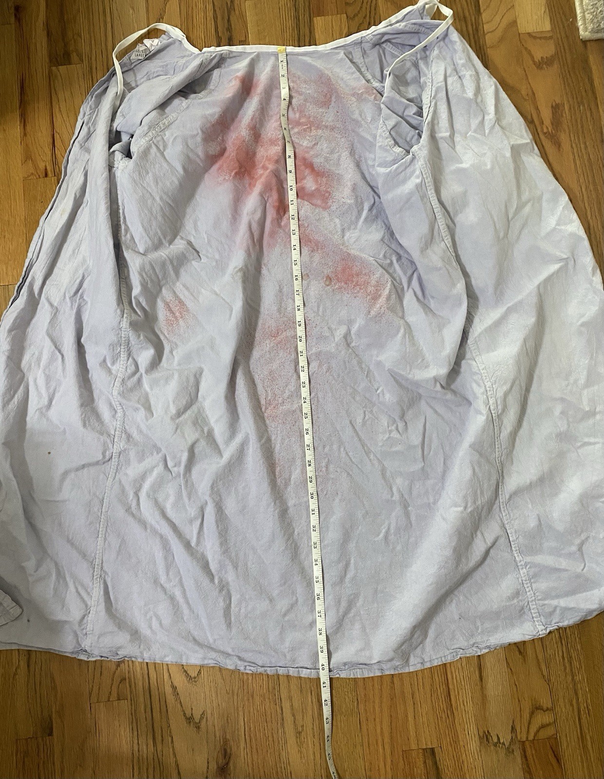 Halloween Bloody Hospital Patient Gown Adult Costume Size L Haunted Asylum