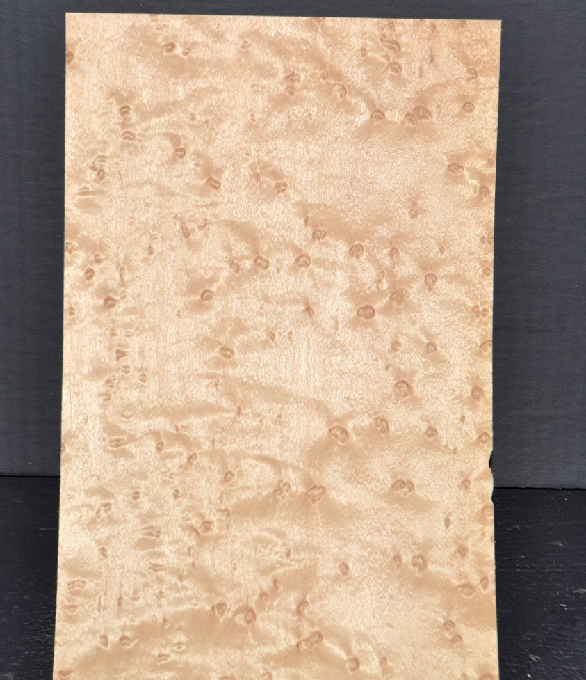 Birdseye Maple Raw Wood Veneer Sheet 6 x 60 inches 1/42nd thick 35138-80