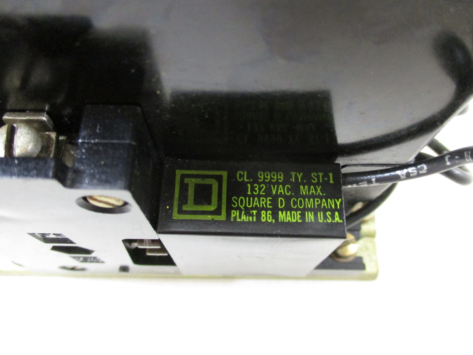 SQUARE D 1502 TYPE SCO2-S SERIES A RELAY w/9999 TYPE ST1 SUPPRESSION MODULE