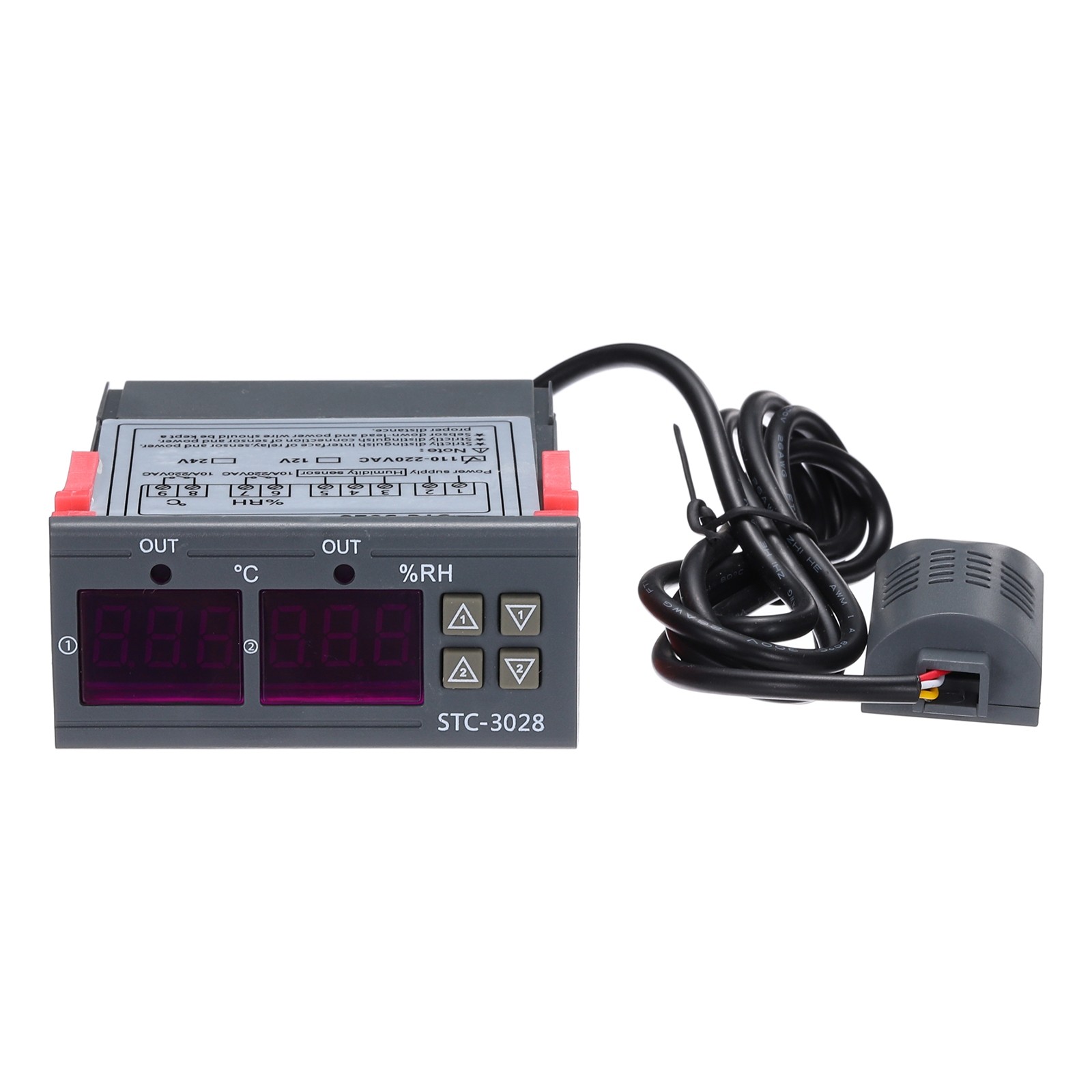 STC- 3028 10A AC110-220V Digital LED Digital Temperature and Humidity Controller