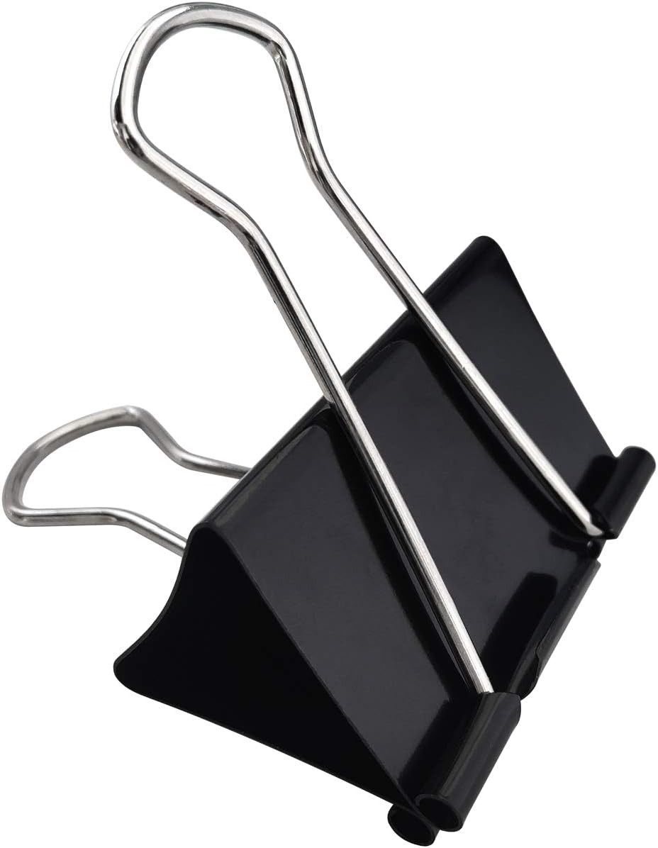 DSTELIN Extra Large Binder Clips 2.4-Inch (12 Pack), Big Paper Clamps for Office