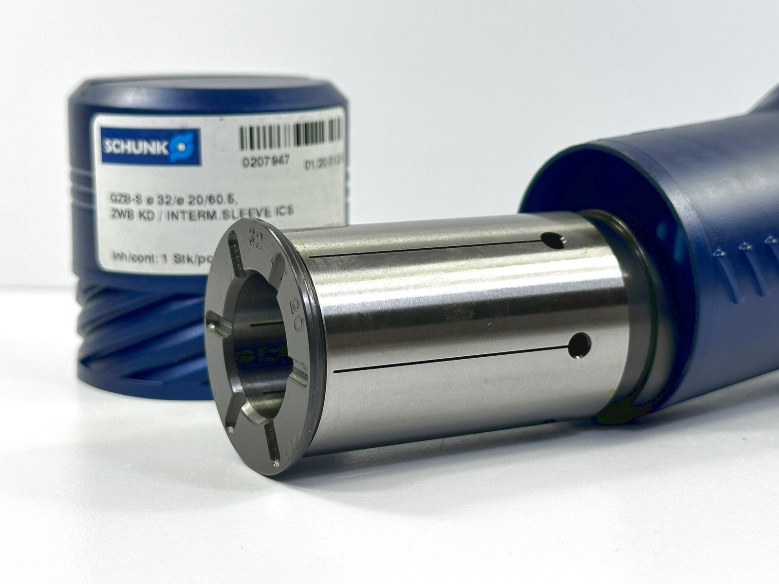 SCHUNK GZB-S 32mm x 20mm x 60.5mm 207947 New Hydraulic Expansion Collet 1pc