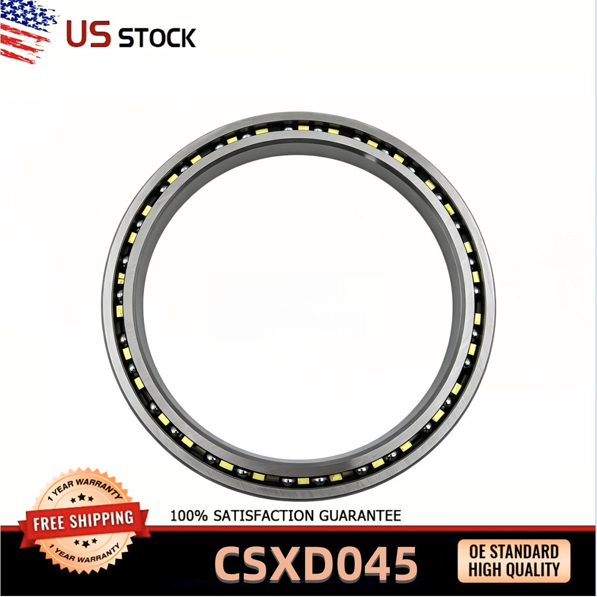 CSXD045 roller bearing KD045XP0 4.5″x5.5″x0.5″ (114.3mm x 139.7mm x 12.7mm)