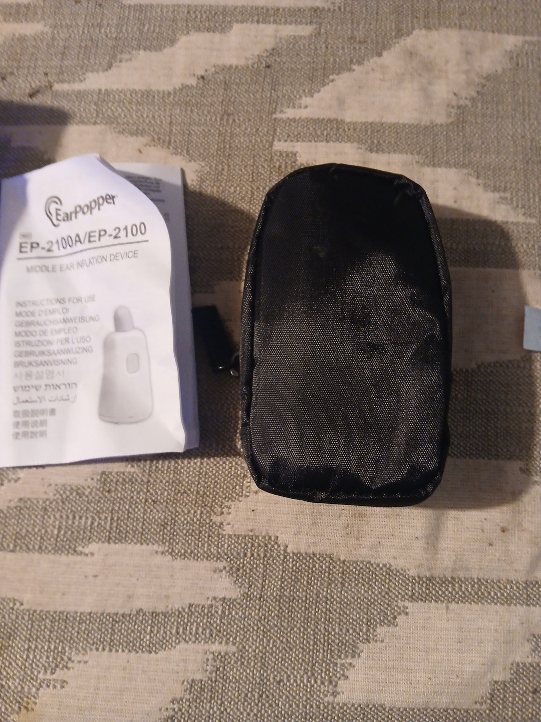 Earpopper Ear Pressure Relief Device for Flying, Swimming, NEW Open Box