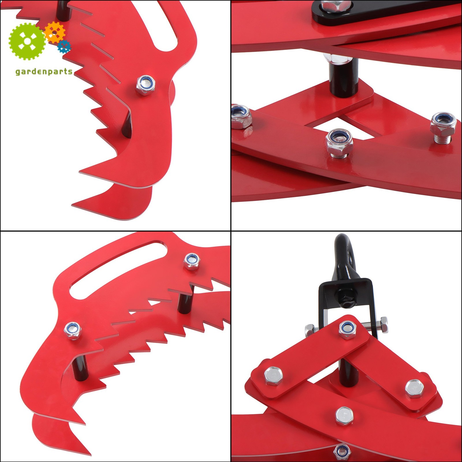 36inch Log Lifting Tongs Log Grapple Hook 4 Claw Fits For Tractor Logging Tongs