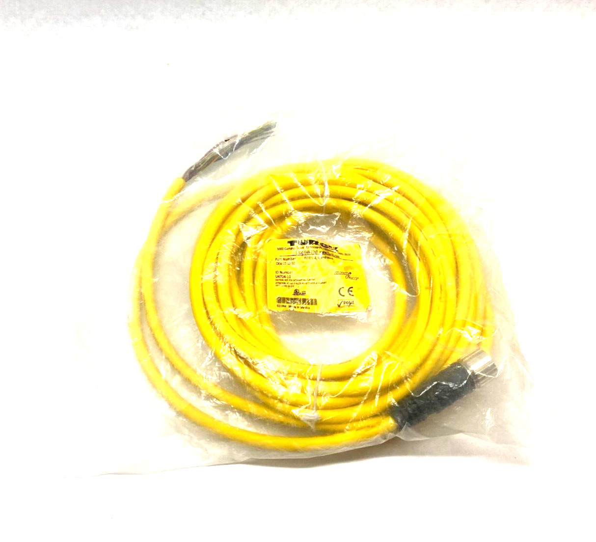 Turck CKM 19-10-10 Multifast Single Ended Cordset M23 Female to Pigtail U4704-10