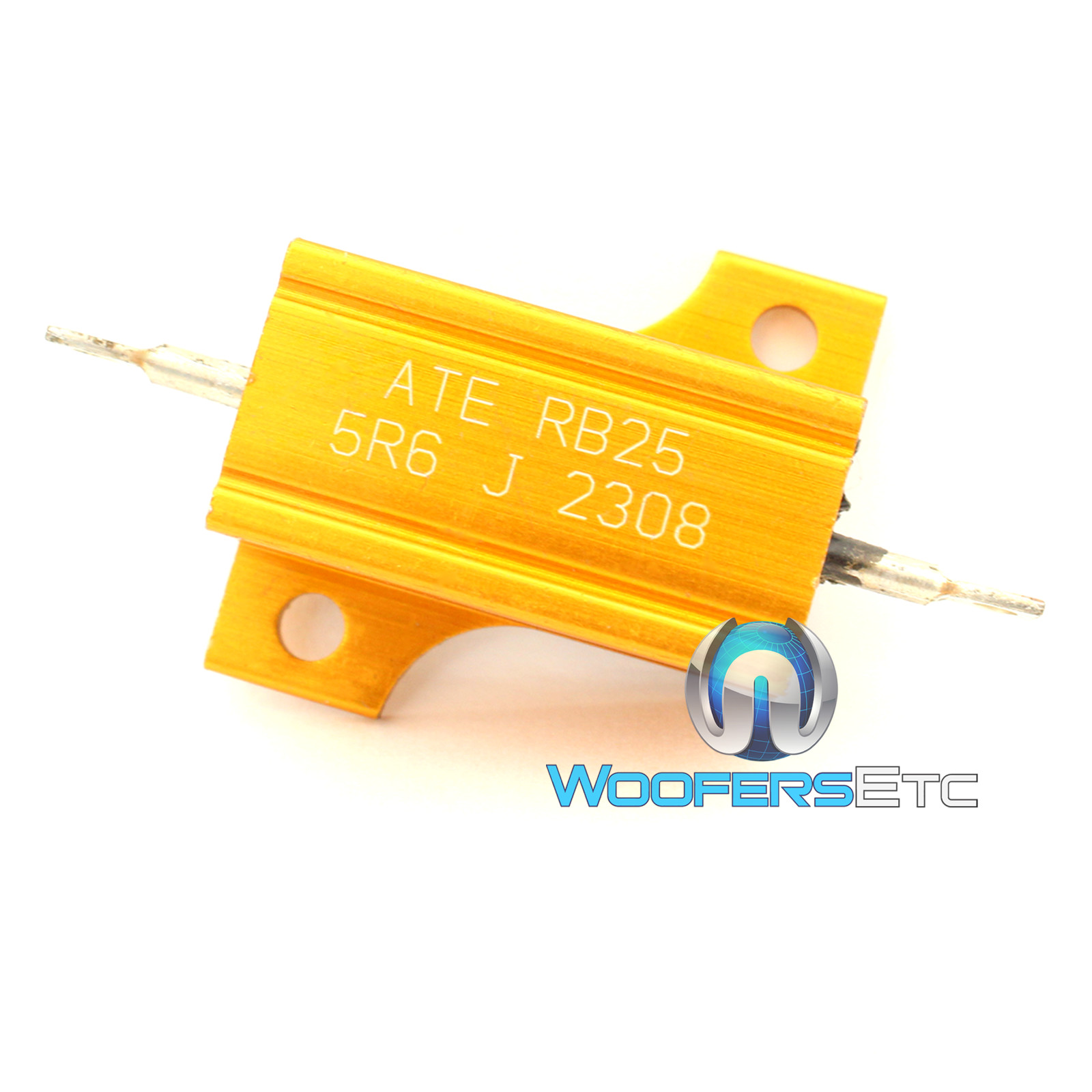 6 PCS 25W WATT POWER METAL SHELL WIREWOUND RESISTOR 0.01-18K Ω CLASS J ±5% NEW