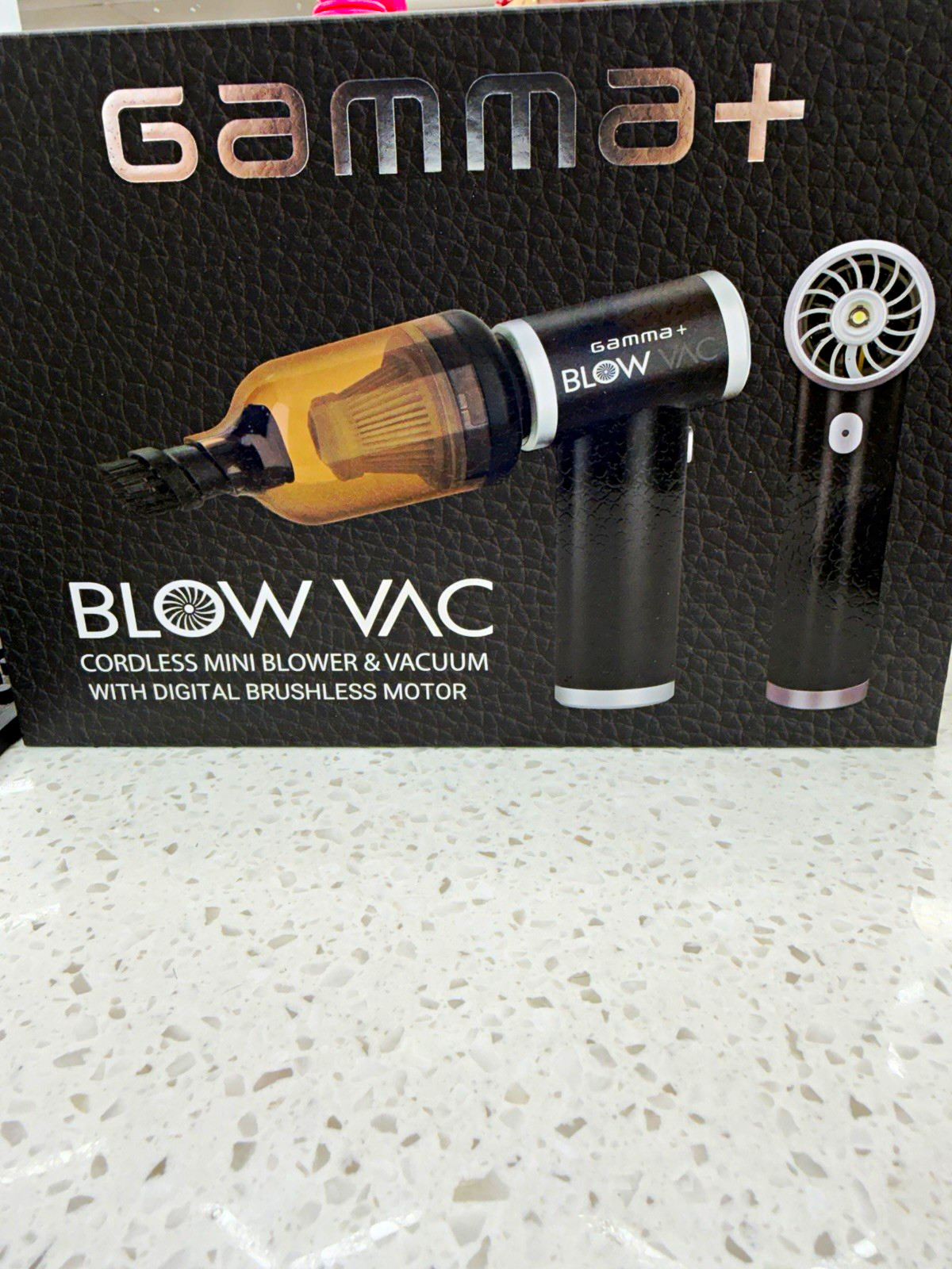 Gamma+ Blow Vac Cordless Mini Blower & Vacuum, Battery Powered Cordless