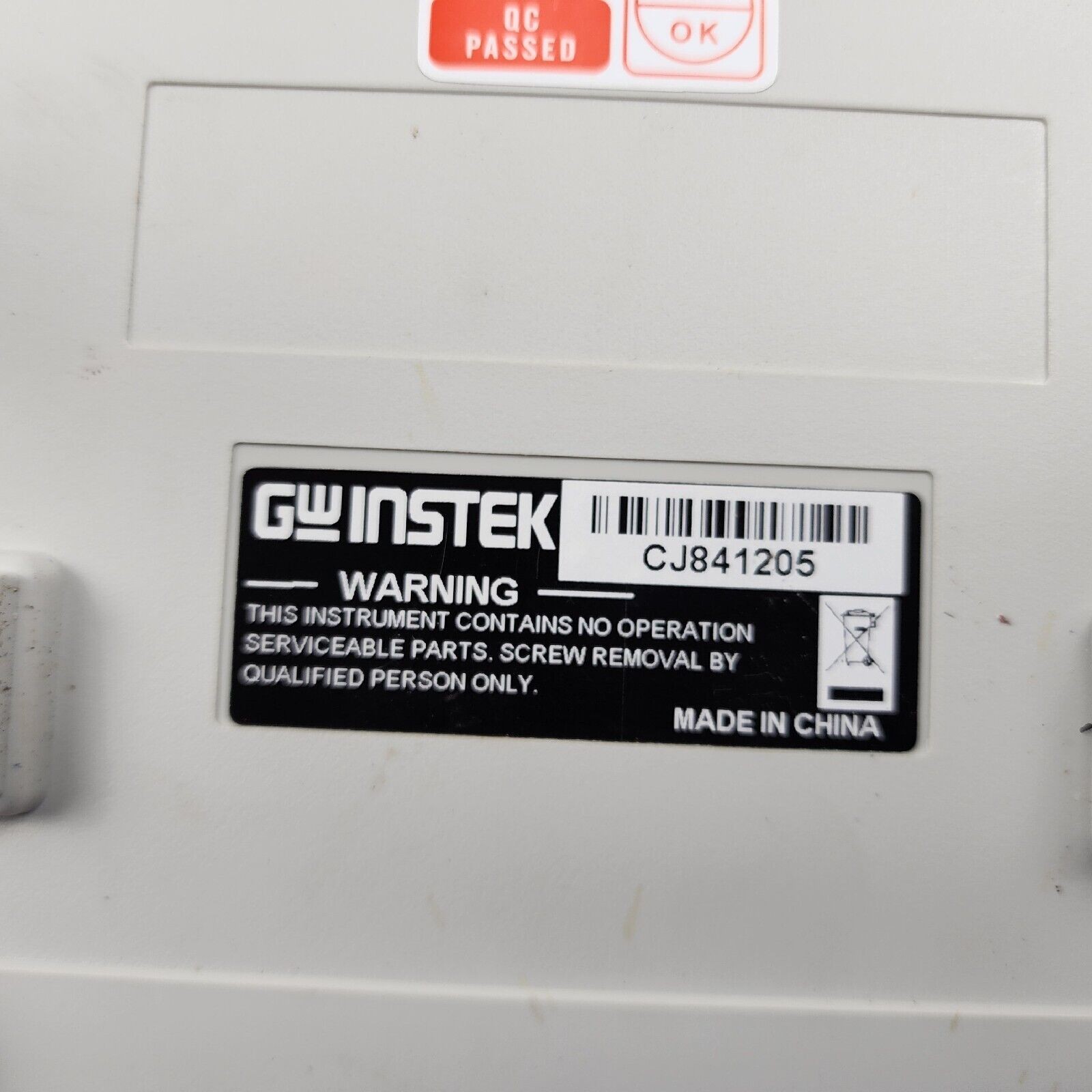GW Instek GFG-8215A Function Generator, 0.3Hz to 3MHz Frequency Range – Tested