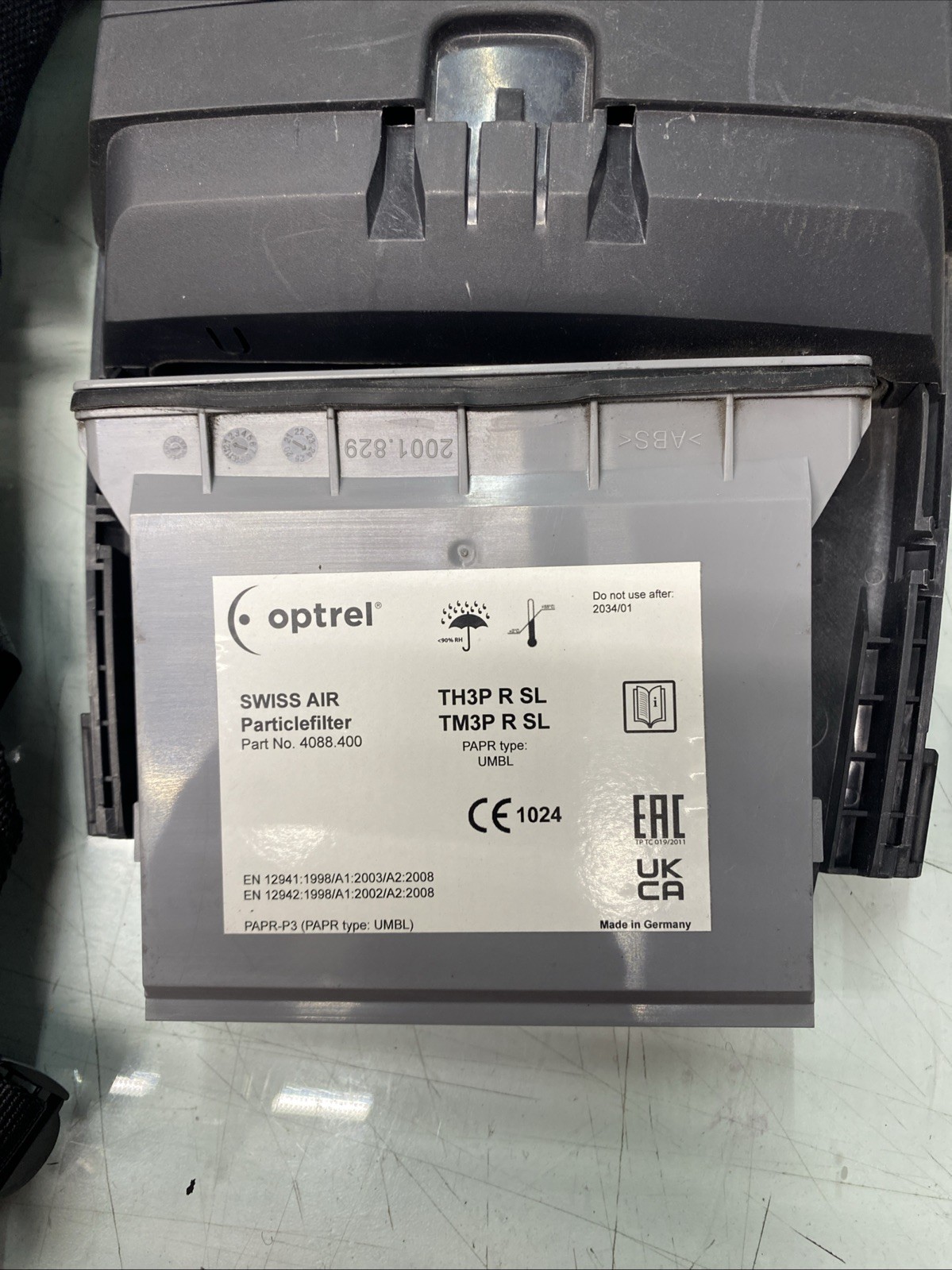 Optrel Swiss Air Complete Respiratory Protection System