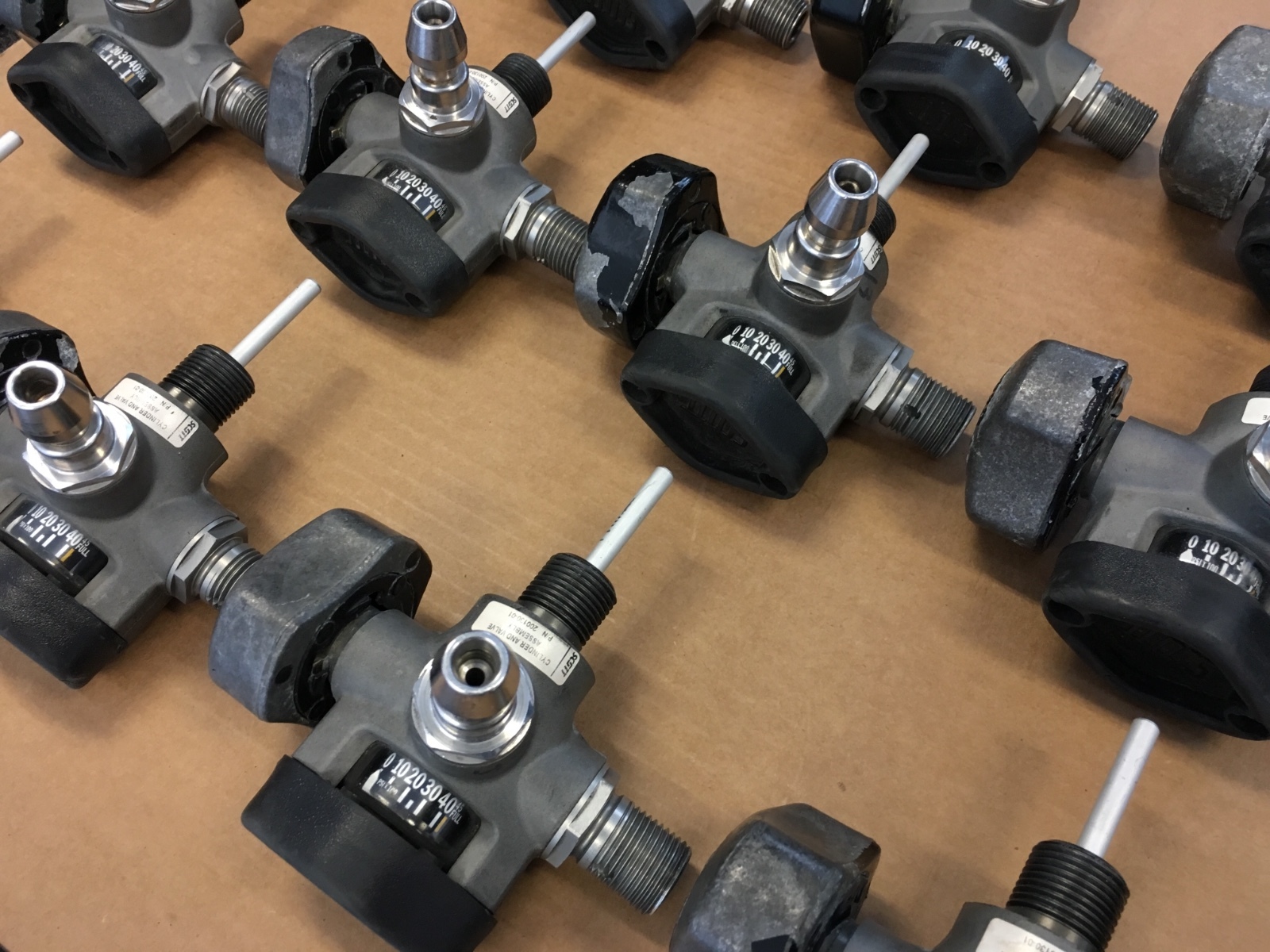 SCOTT SCBA 4500psi Snap-Change Cylinder Valve Assembly NXG2 / NXG7 / X3 Valve