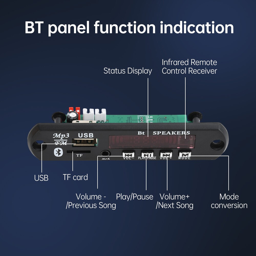 DIY Bluetooth Speaker Kit FM Radio DIY Electronic Kit Soldering Practice Project
