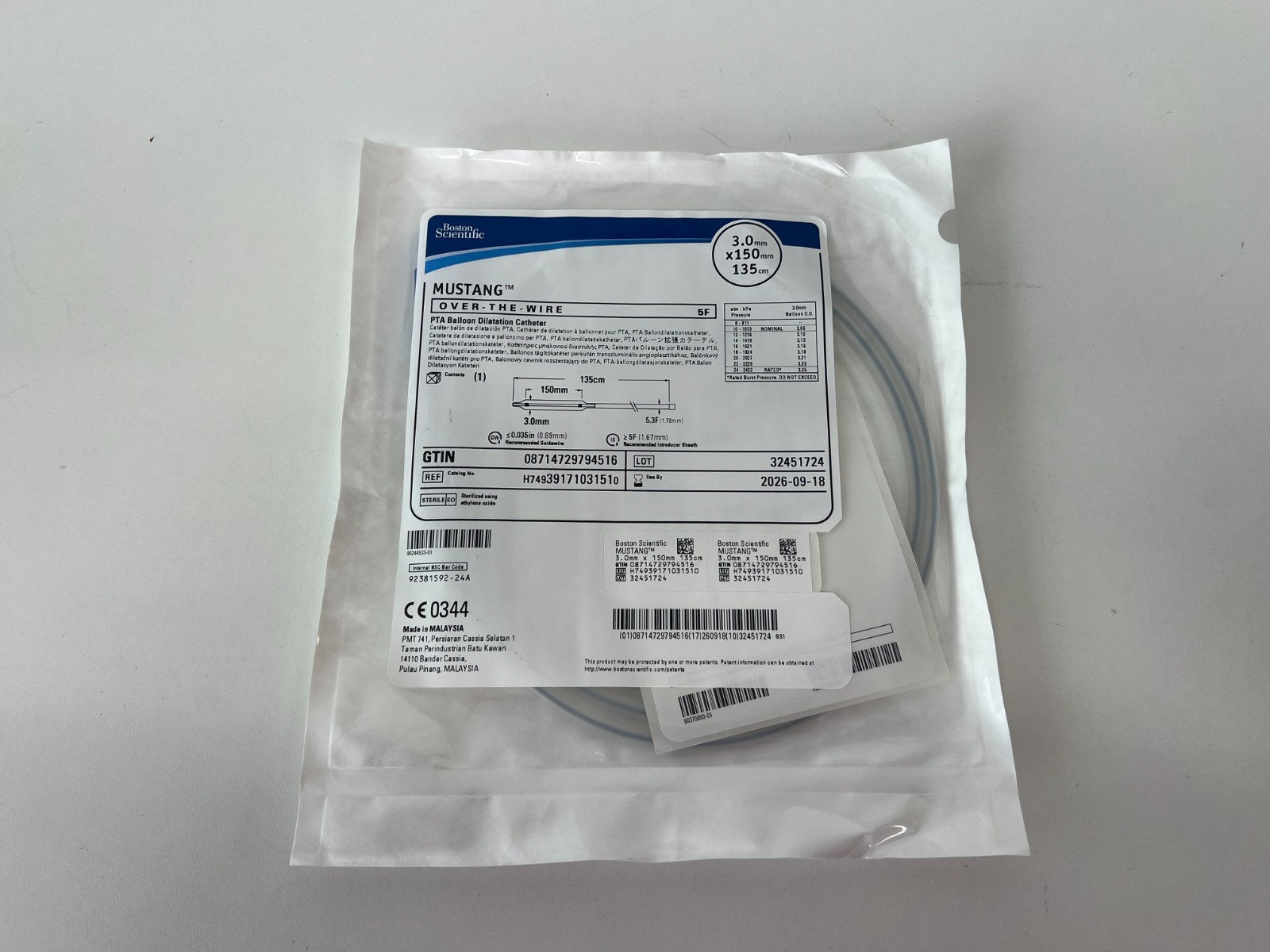 BOSTON Lot of 3 Mustang H74939171031510 Exp.2026-09 (*FF40)