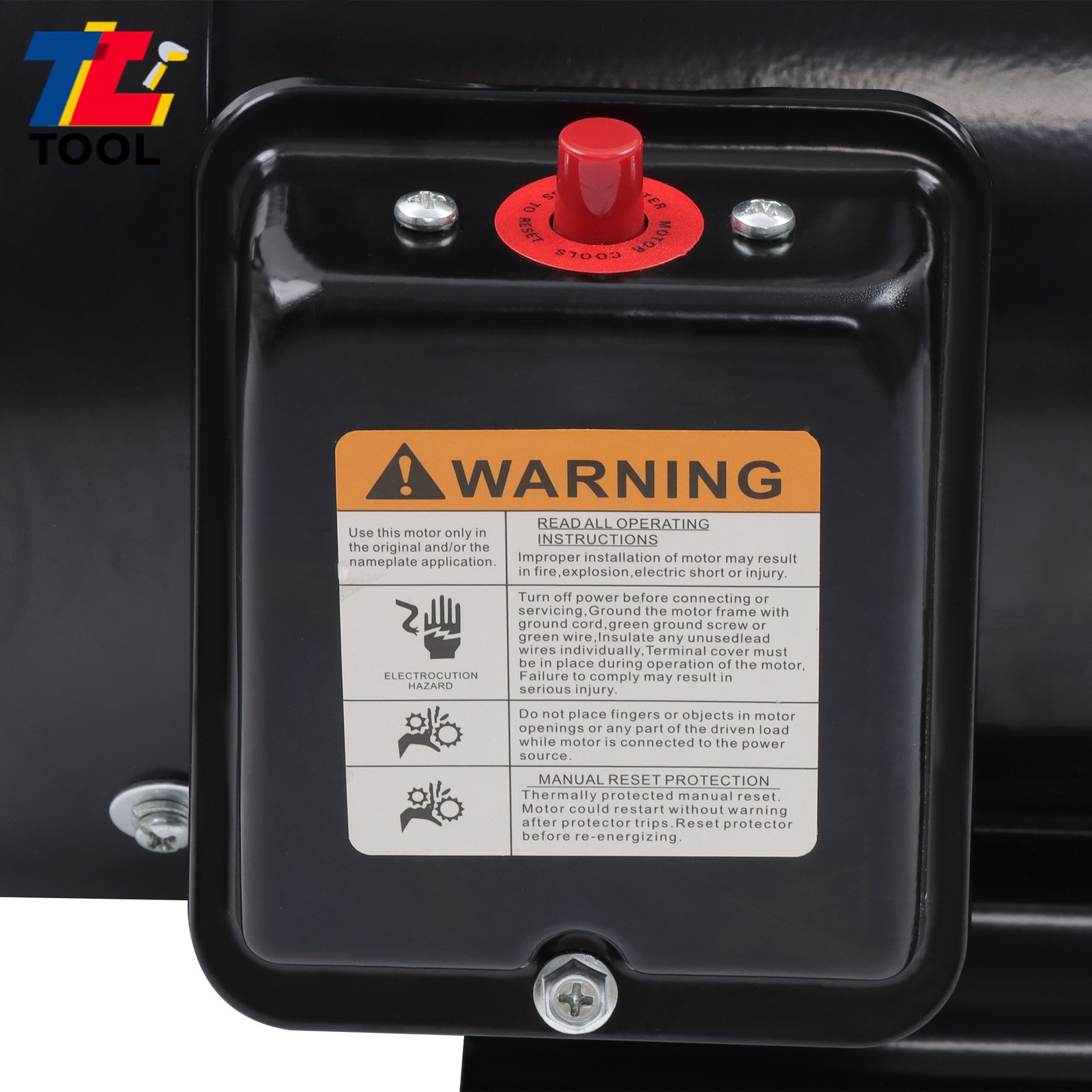Farm Duty 3HP Motor 1800 RPM TEFC 184T 1 Phase 208/230V 60Hz Reversible