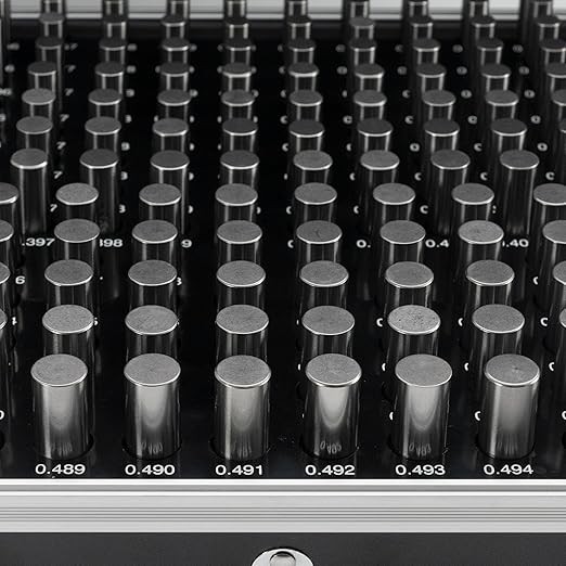 HFS(R) Pin Gage Set Minus Class ZZ Aluminum Alloy Case 0.251″-0.500″ M2 250 Pcs