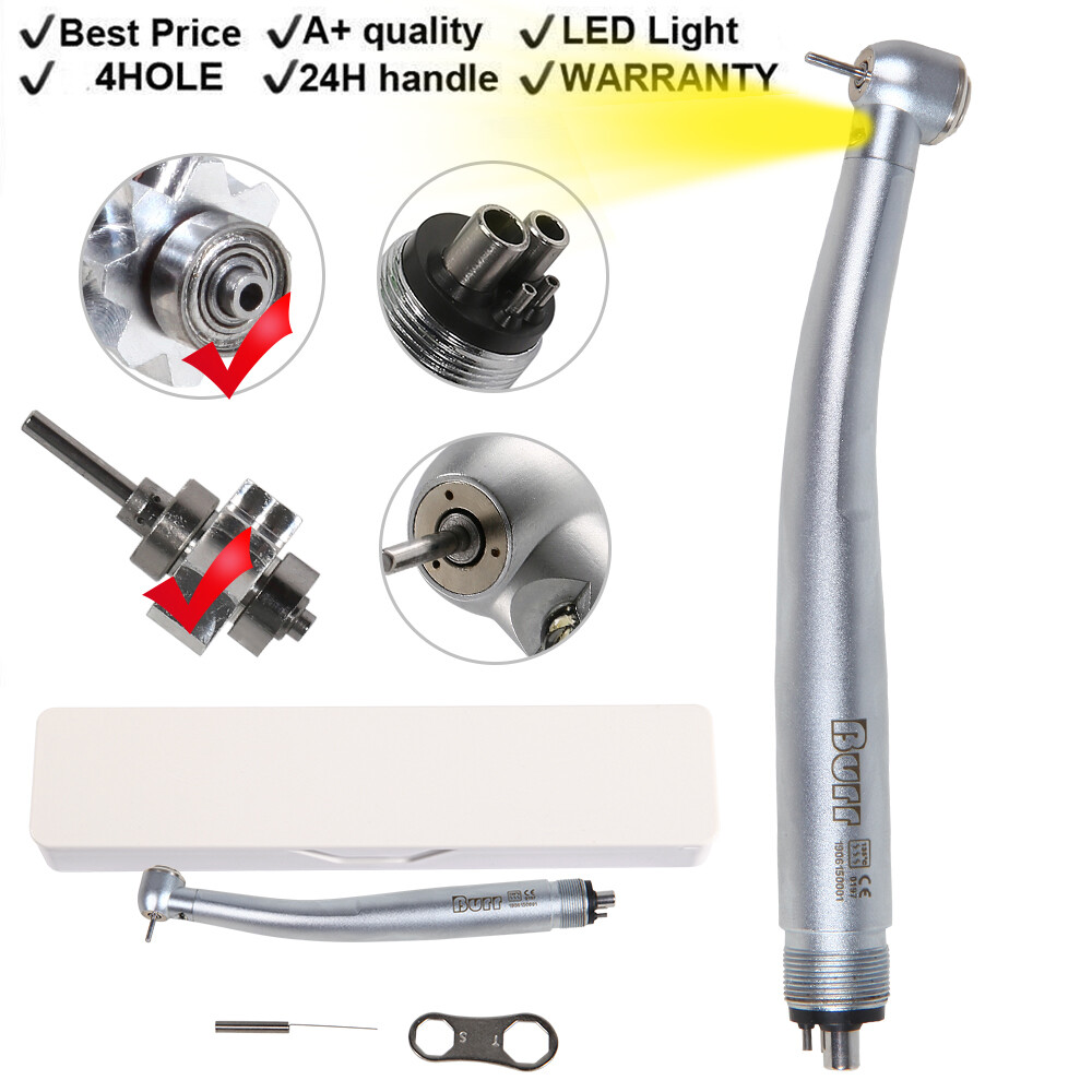 KaVo Style Dental LED E-generator Fiber Optic High Speed Handpiece 4Holes