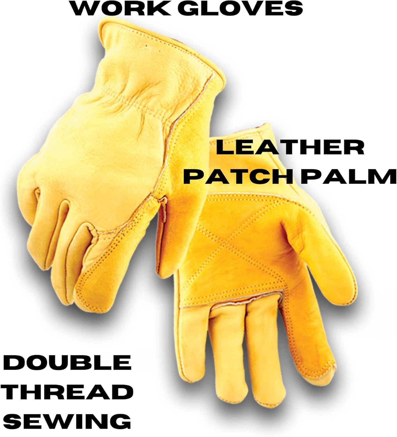 Golden Stag Iron Fencer Leather Work Glove- 207 X-Large Cowhide Leather Fenci…