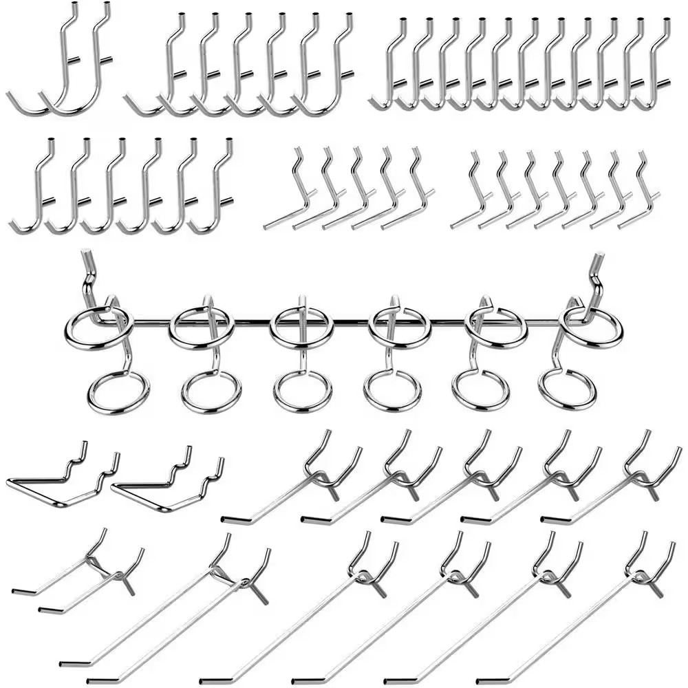 Pegboard Accessory Kit, 50-Piece