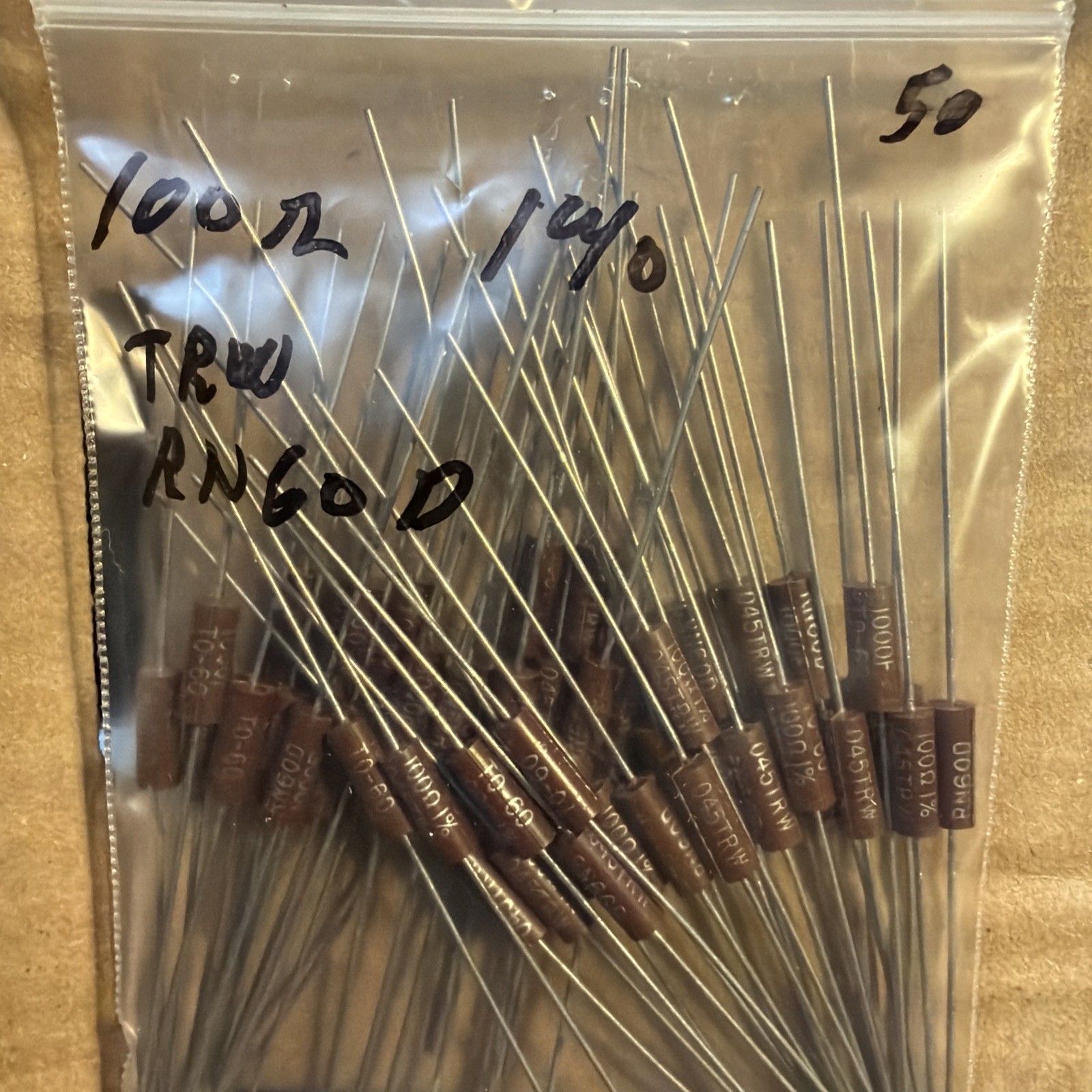 450pc Group Lot Of RESISTORS Dale & Other Mfg Look At Pictures New & Used #8