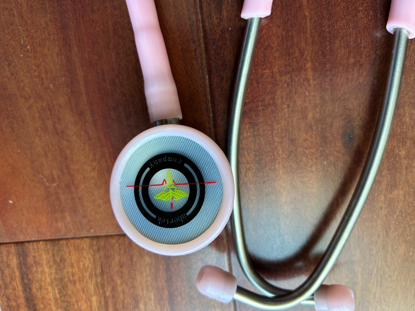  PINK CARDIOLOGY STETHOSCOPE DIAPHRAGM PROFESSIONAL DOUBLE HEAD 