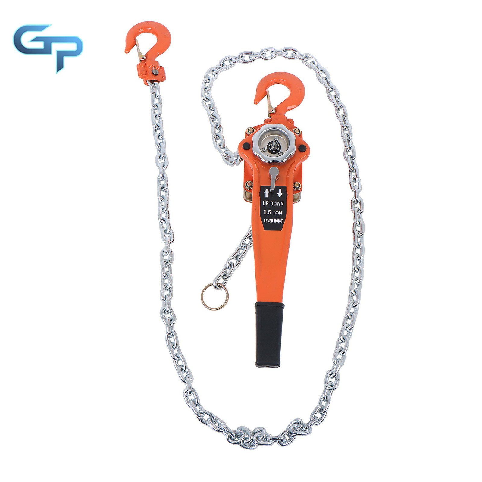 Heavy Duty G80 Chain 1-1/2 Ton 10FT Come Along Manual Lever Chain Hoist