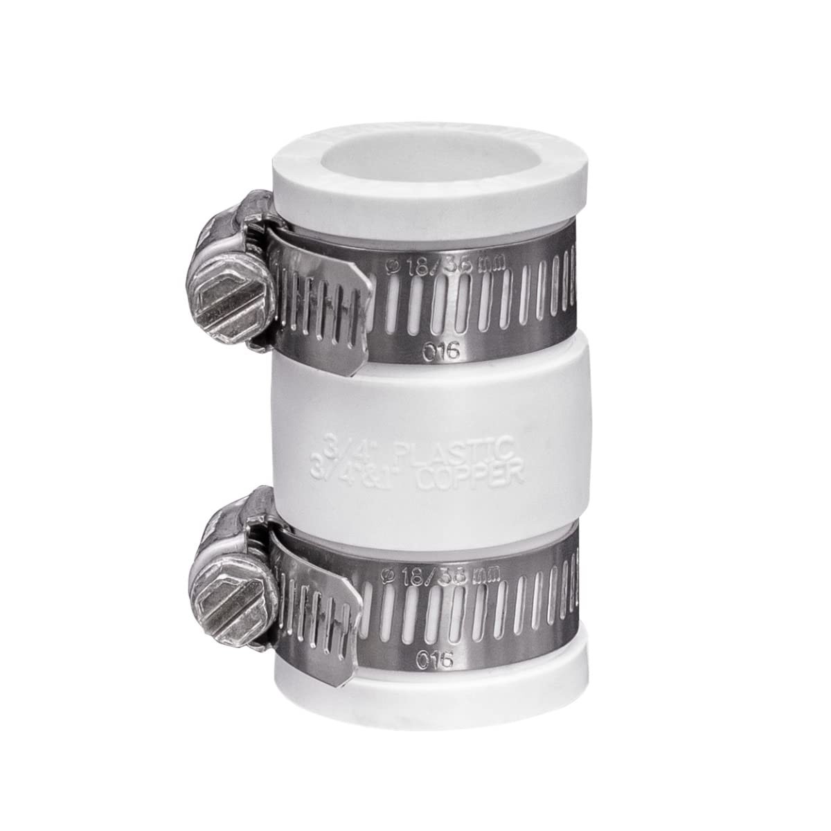 1056-075 3/4-in. Flexible PVC Condensate Pipe Coupling for Plastic and Copper…