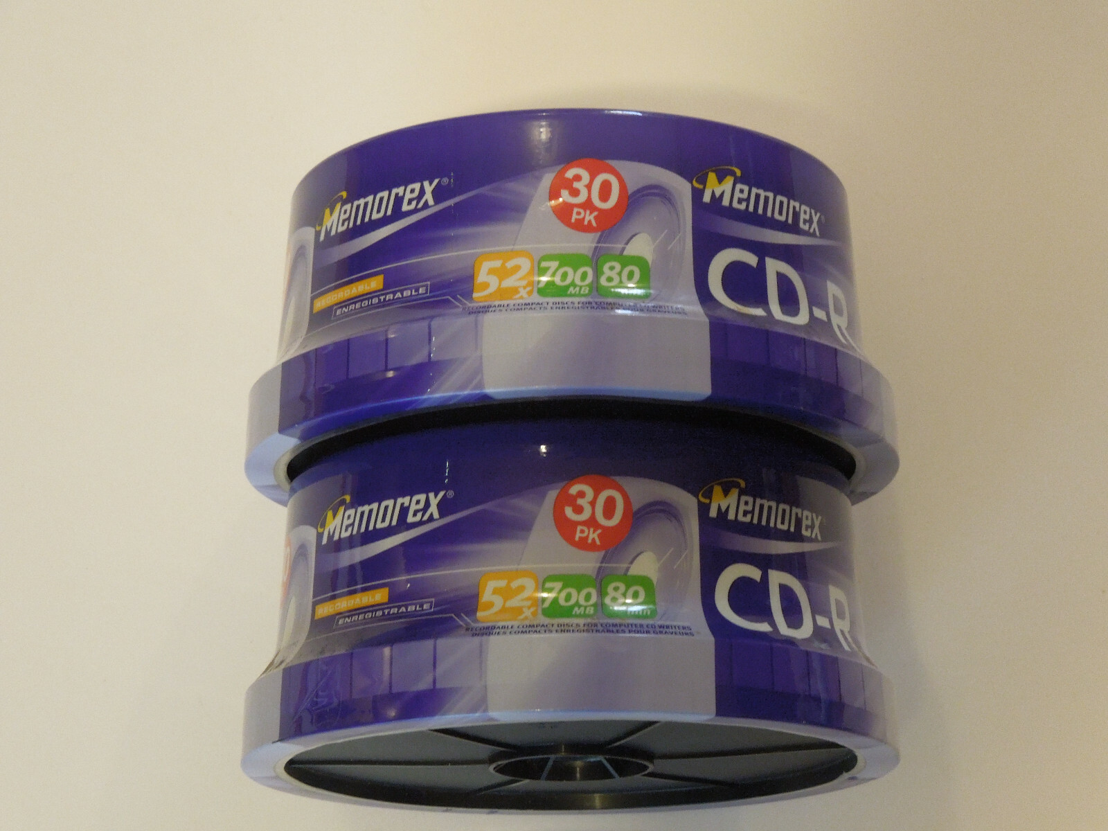 Memorex 30pk CD-R 52x 700 MB 80 Minutes Blank CD 2 PACKS