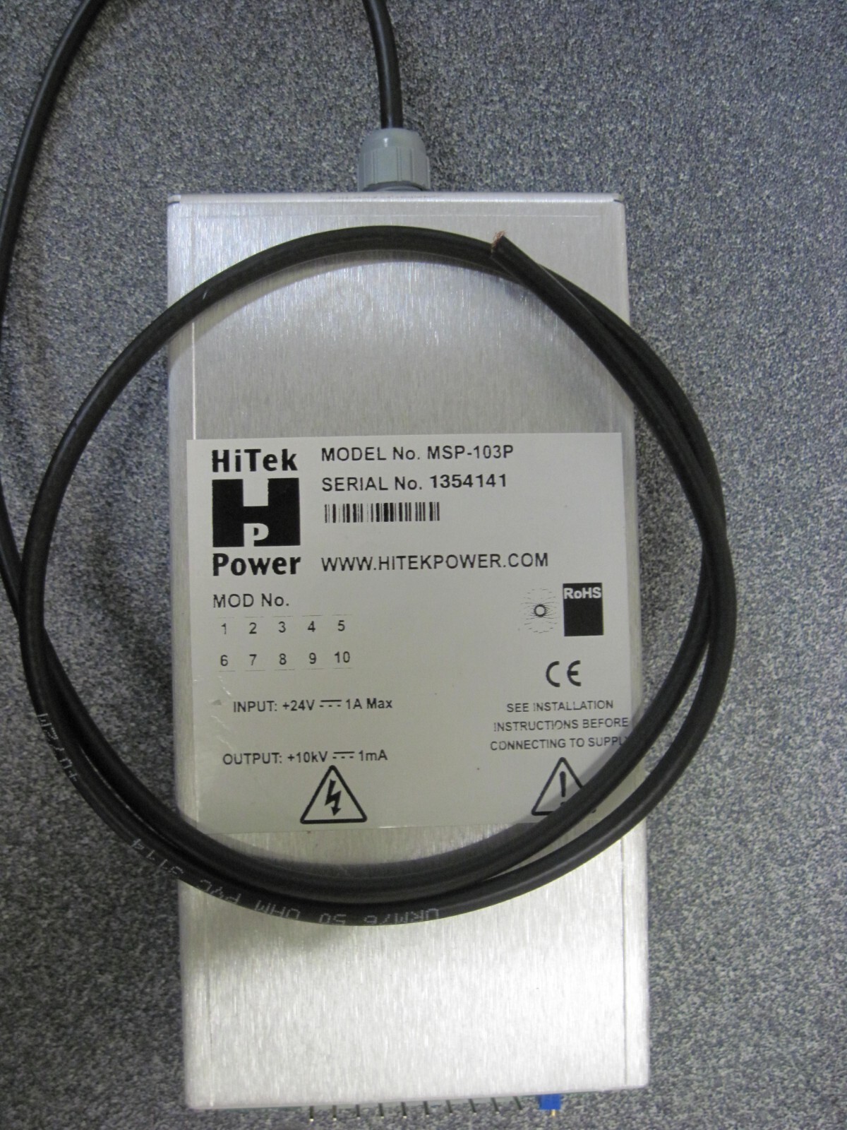 MSP-103P HITEK POWER POWER SUPPLY