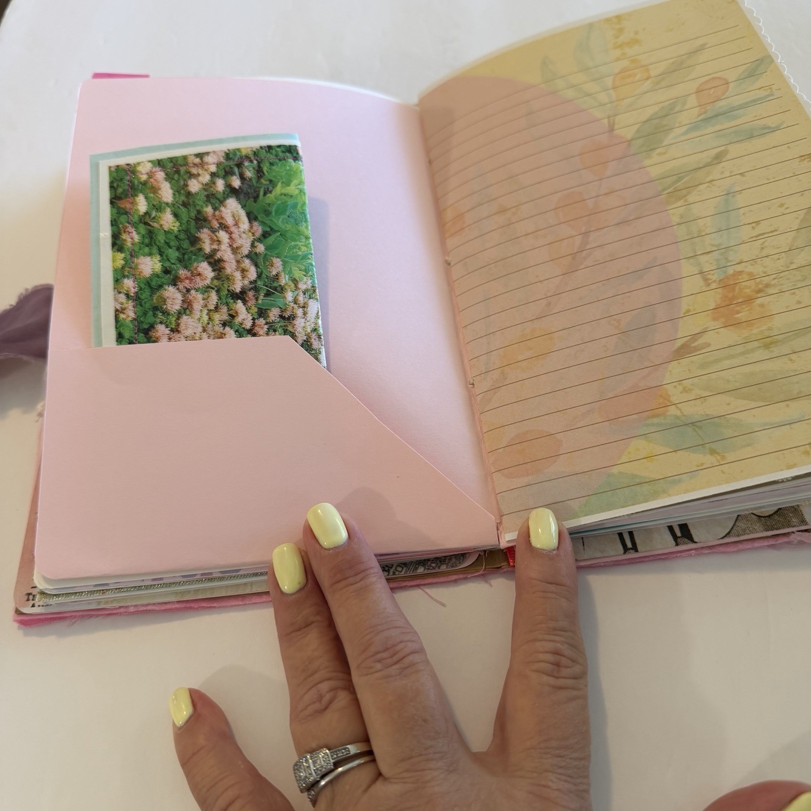 Handmade Patchwork Junk Journal Shabby Chic 9×6