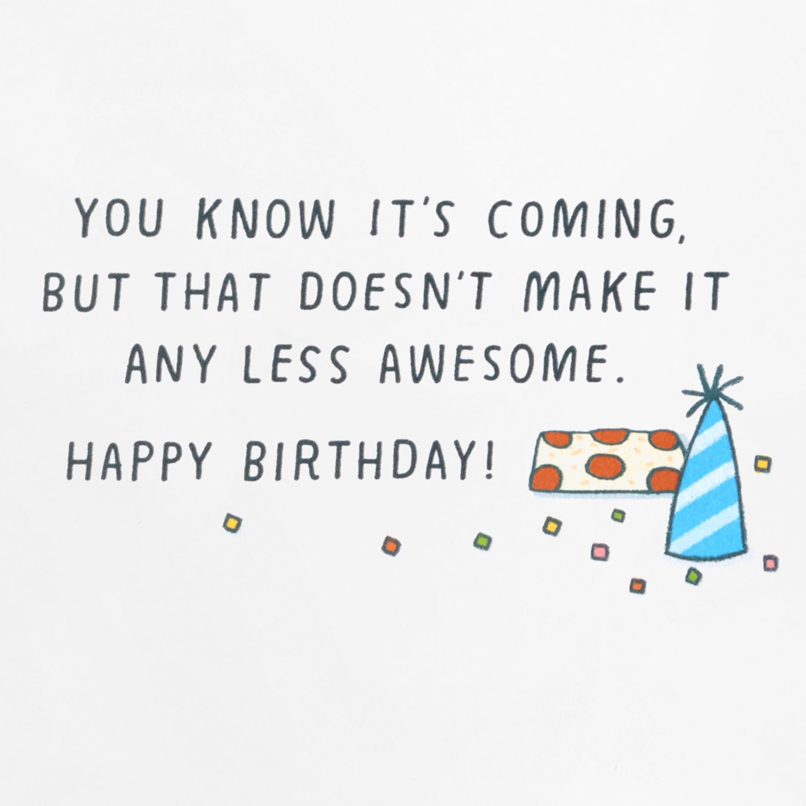 Hallmark Shoebox Funny Birthday Card (School Pizza) 11, Orange
