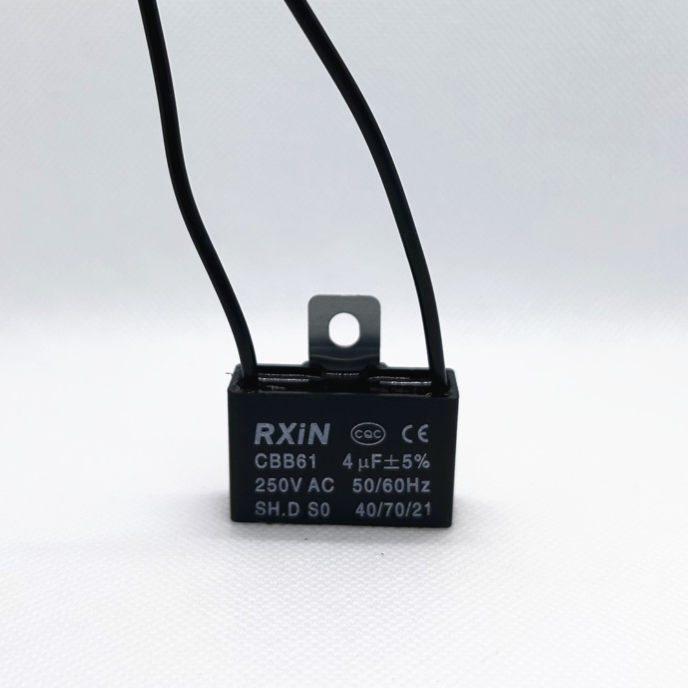 CBB61 4mfd 4uf 4.0uf 250V VAC Fan MOTOR START Capacitor 2 WIRES