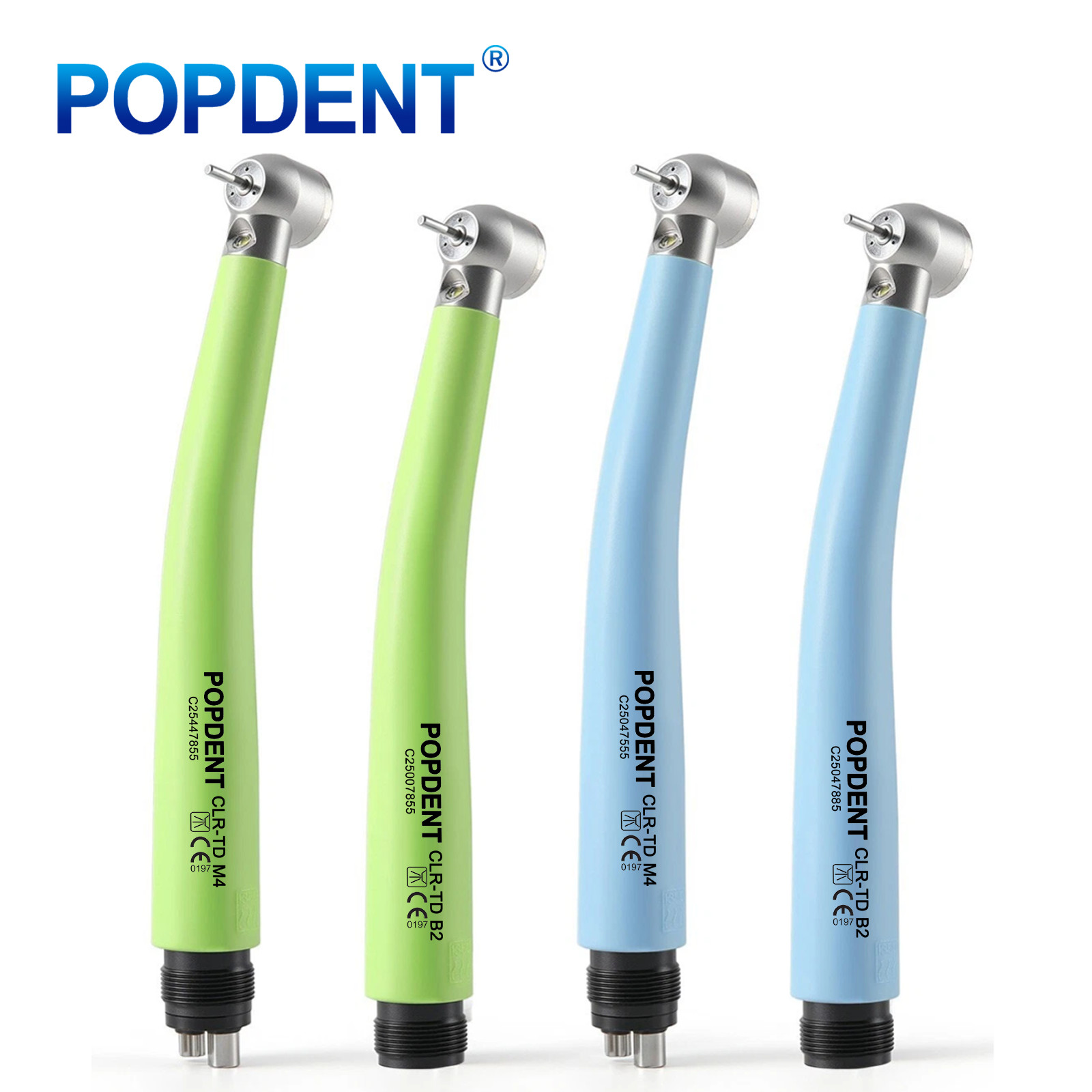 NSK Style Dental Color Light Body E-generator LED High Speed Handpiece Turbine
