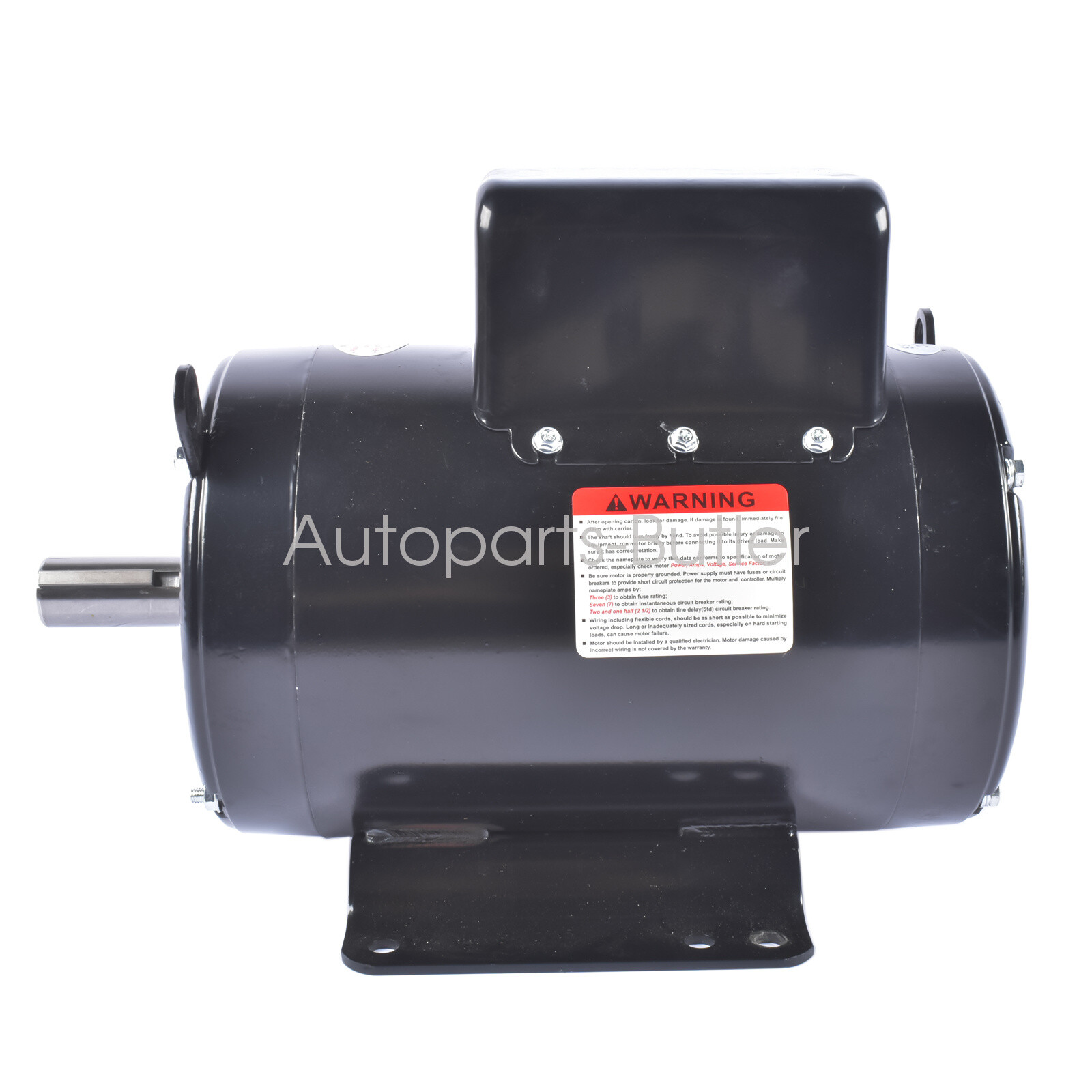 7.5 HP Single Phase Electric Compressor Motor 3450RPM 184T Frame CW/CCW Rotate