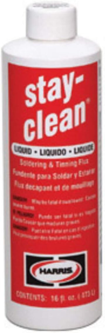 Harris Solder Kit- Silver Bearing Solder (.025 – 120”) with Bottle Liquid Flux