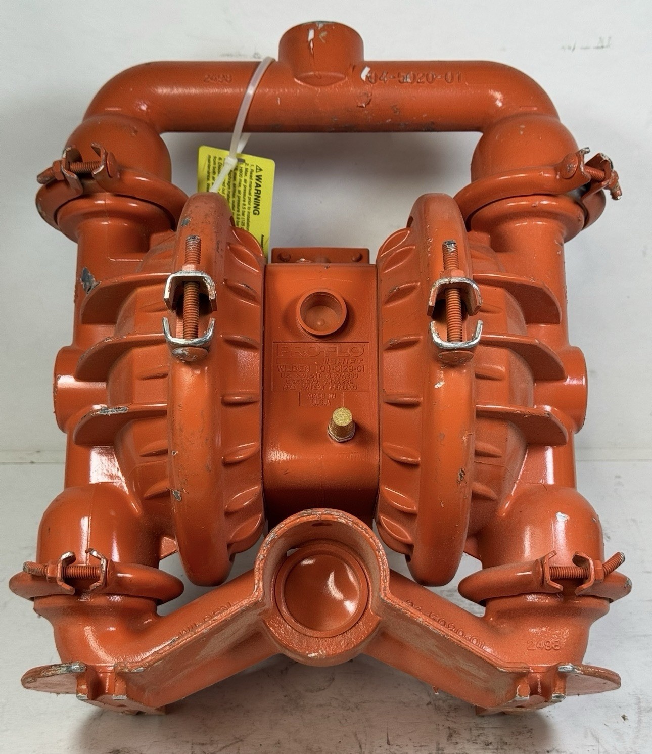 WILDEN 04-12898 AIR-OPERATED DOUBLE-DIAPHRAGM AODD PUMP PRO-FLO 1.5″ ALUMINUM