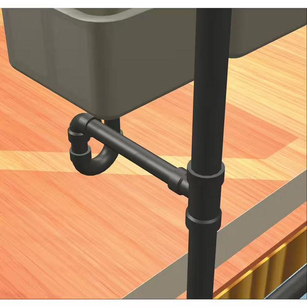 1-1/2 In. x 24 In. Plastic ABS Pipe – Durable, Versatile Piping Solution