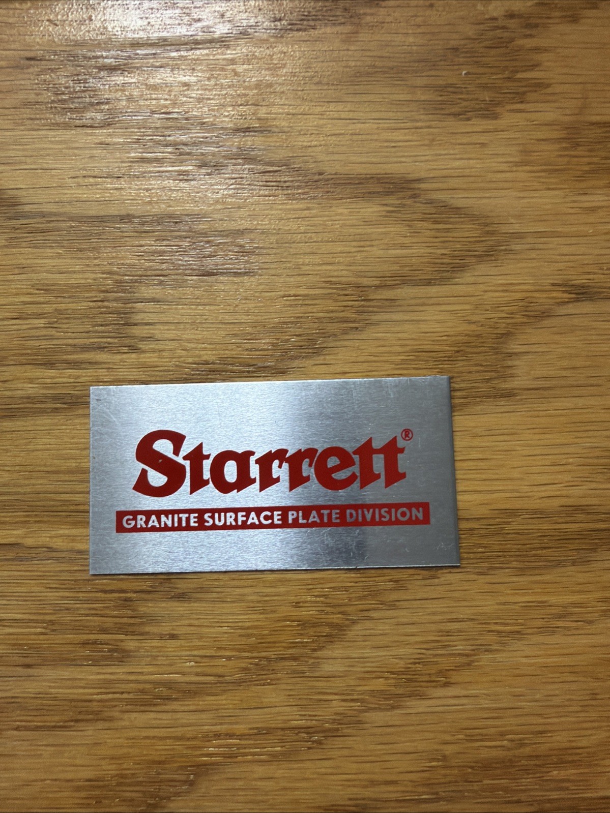 Starrett 12” x 8”Granite Surface Plate Grade A w/ Case