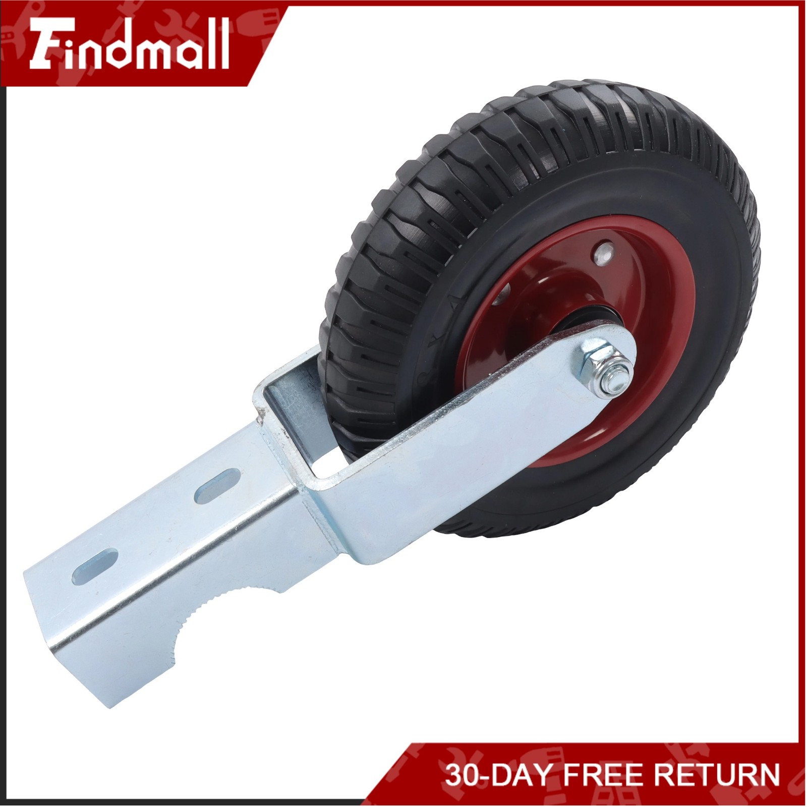 Findmall For Chain Link Fence 1-5/8-2In Diameter 8″ Caster Wheel Gate 400Lbs