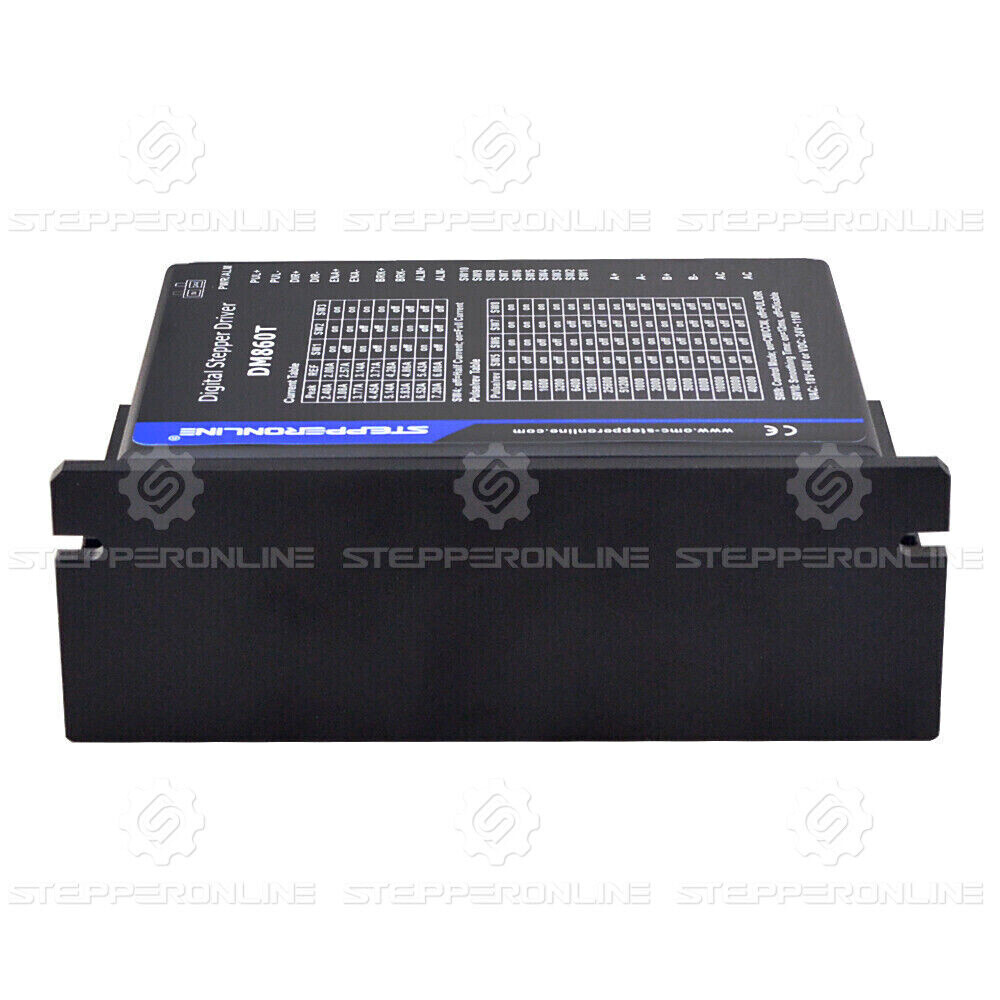 STEPPERONLINE Nema 34 Stepper Motor Driver 2.4-7.2A 18-80VAC or 36-110VDC DM860T
