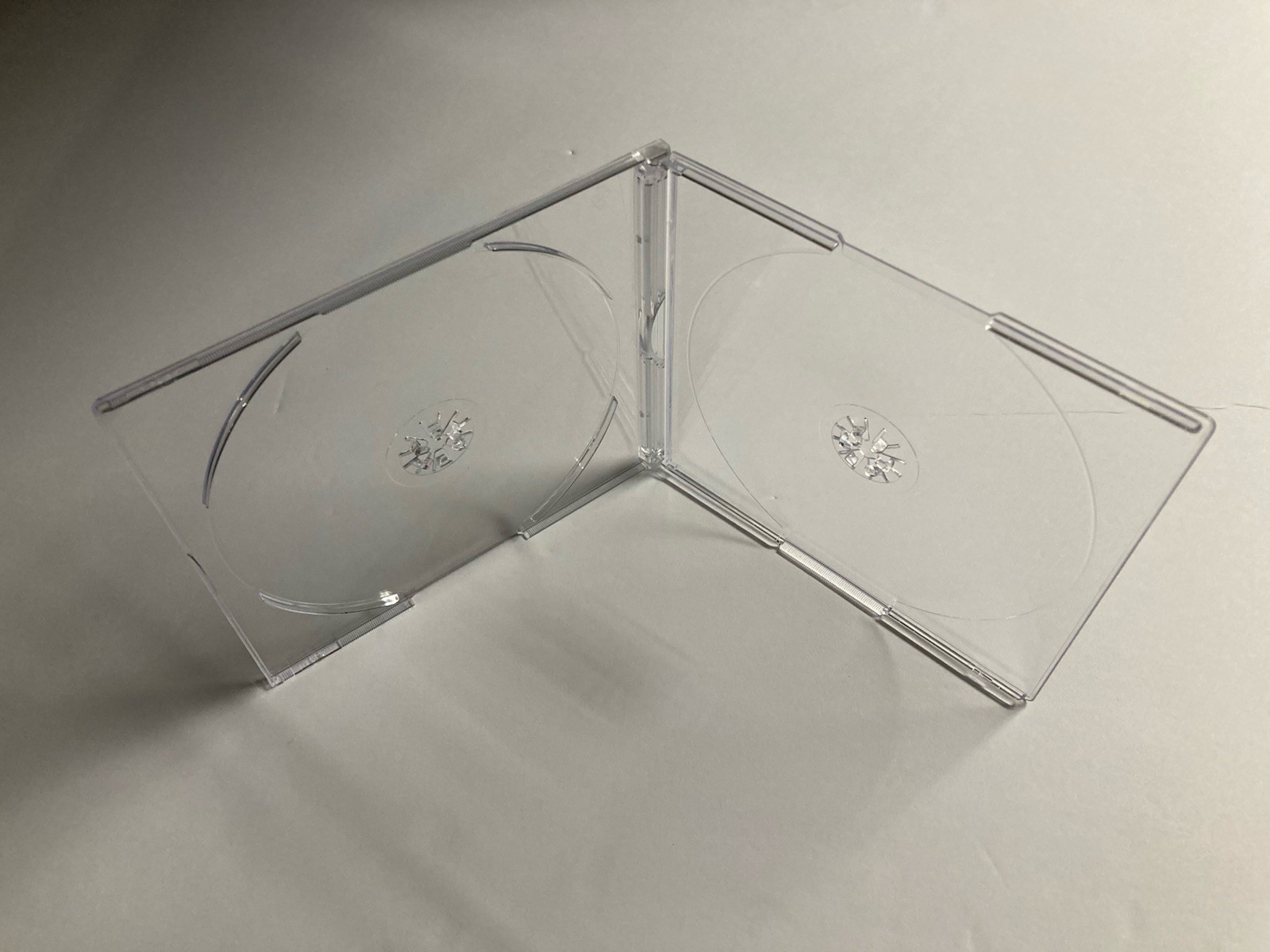 ULTRA SLIM DOUBLE JEWEL CD CASES, CLEAR ( PACK OF 5 )
