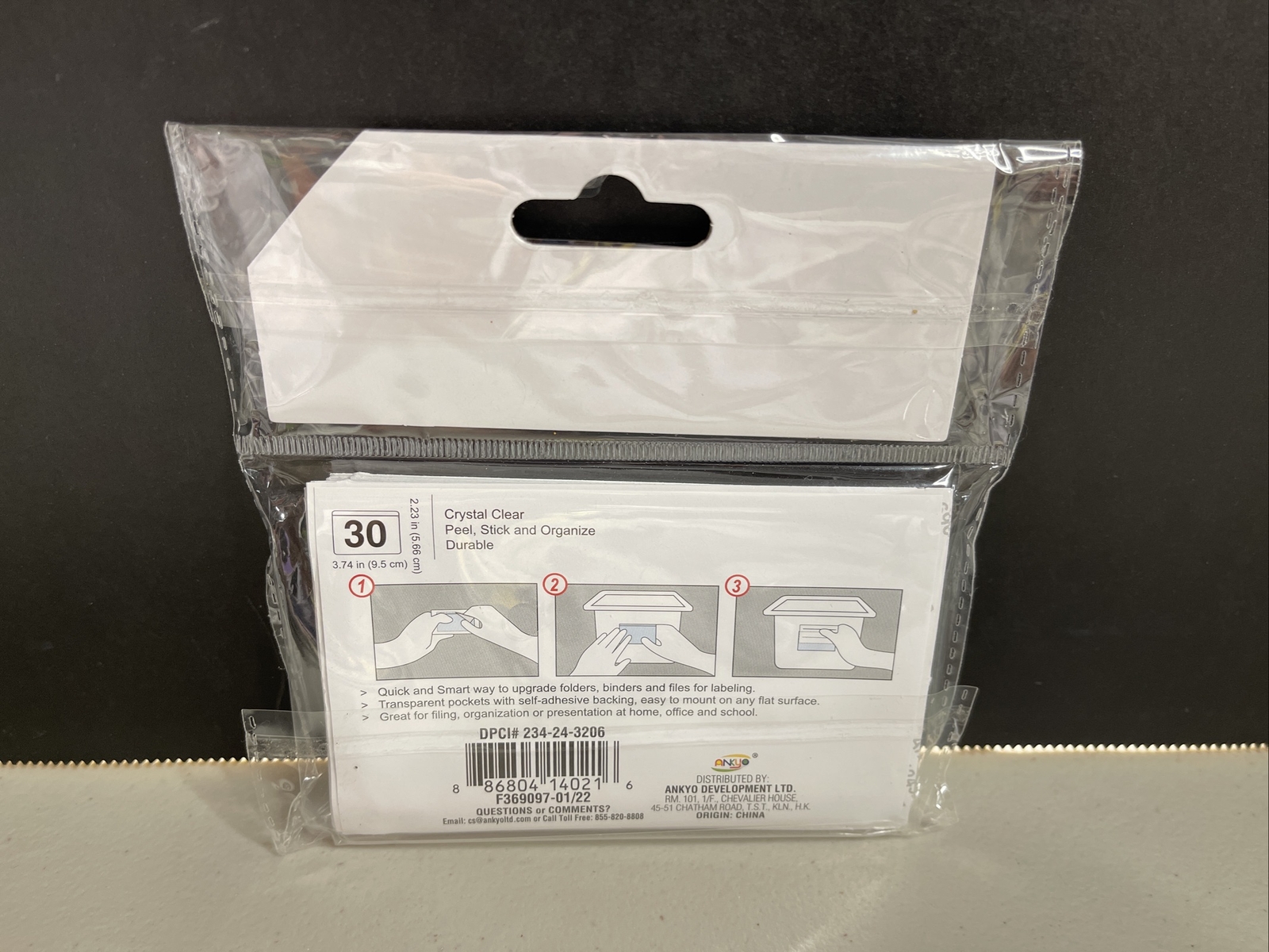1 Pack 30 Count Self Adhesive Small Pocket 3.74″ x 2.23″ Teacher Supply NEW