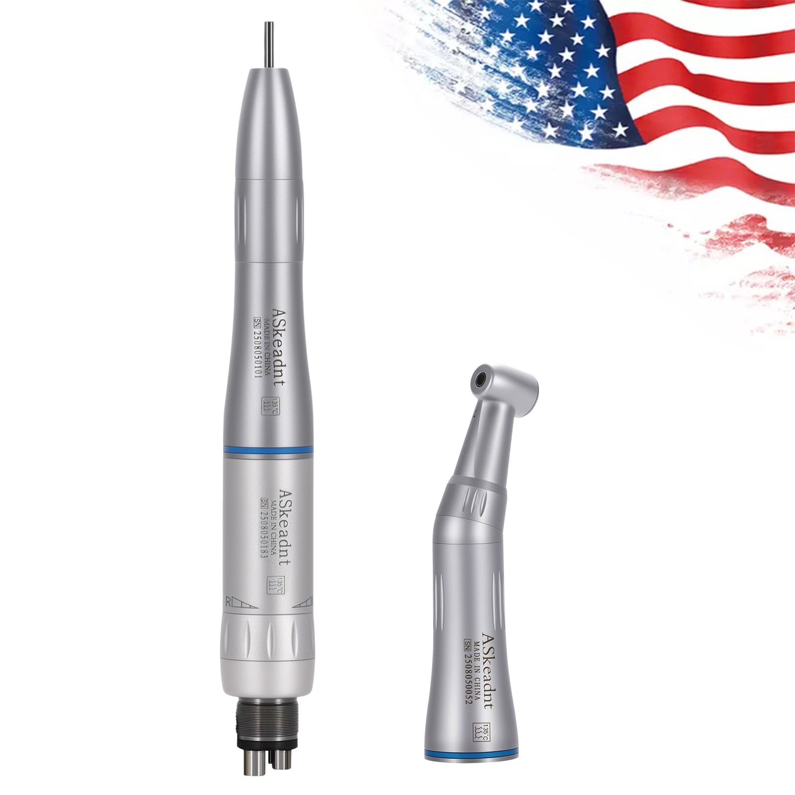 Dental High Speed Handpiece /Contra Angle/Straight/Air Motor 4Hole Inner AS ADA4