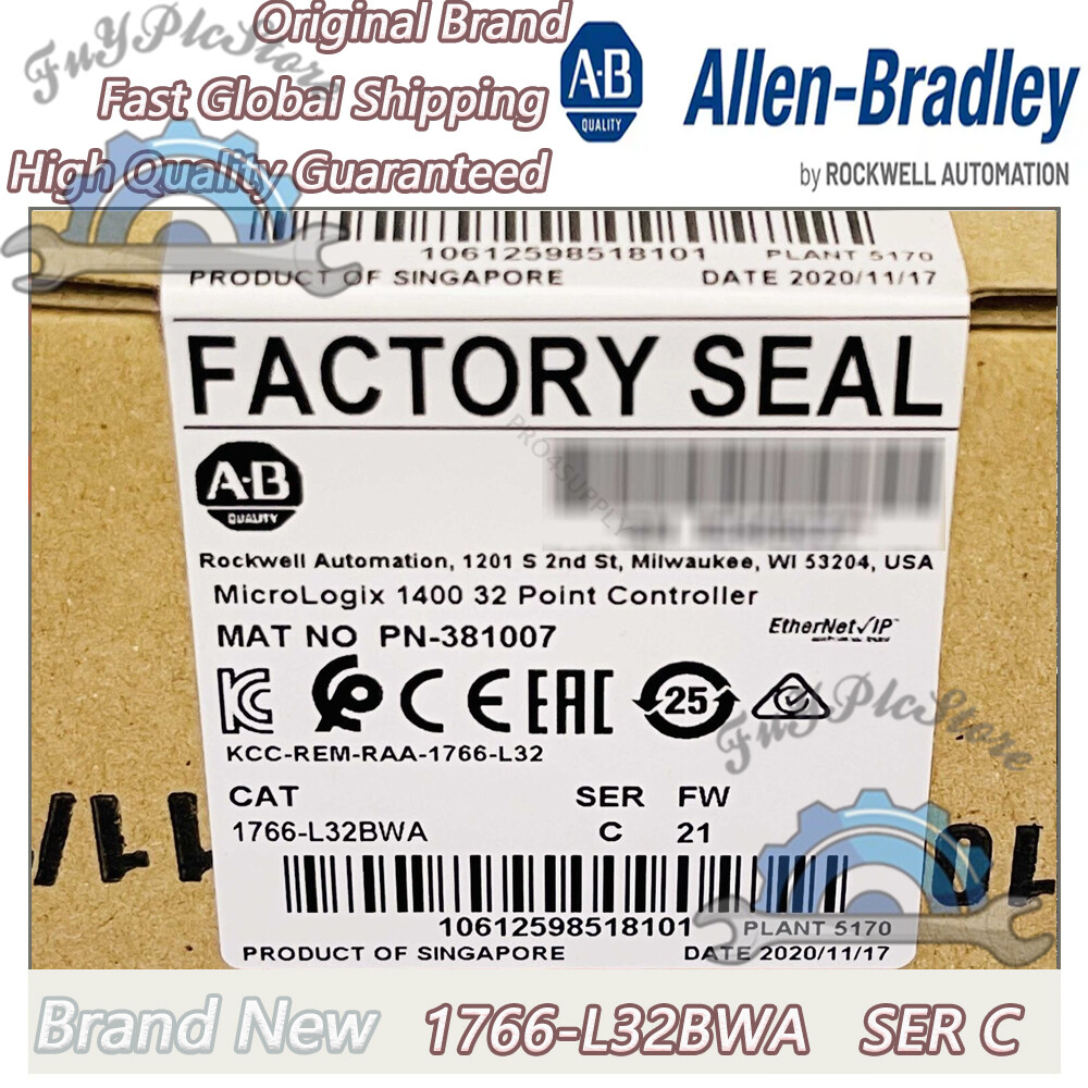 Allen Bradley 1766-L32BWA Ser C Brand New Quality Guaranteed Free Ship