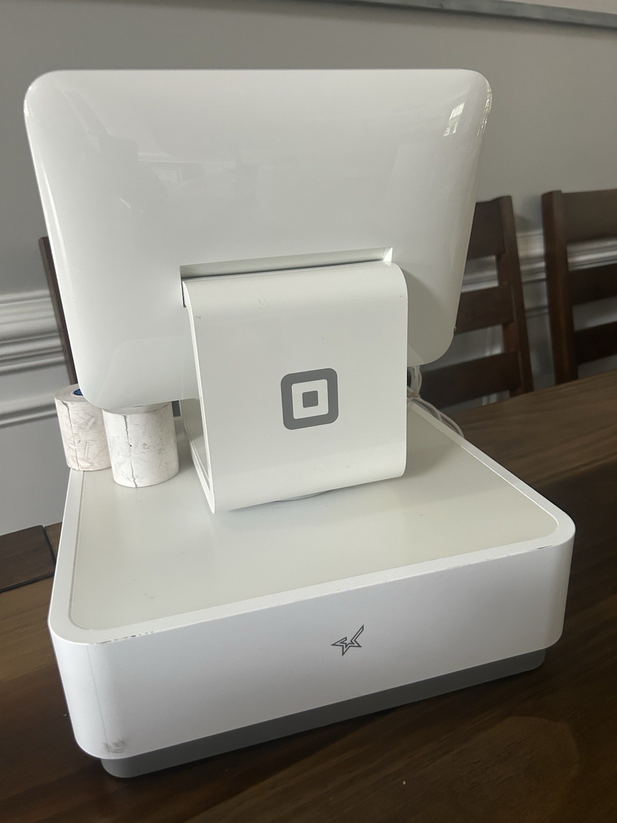 White Square POS System W/ Card Reader & mPOP Hybrid POS Cash Drawer & Receipt